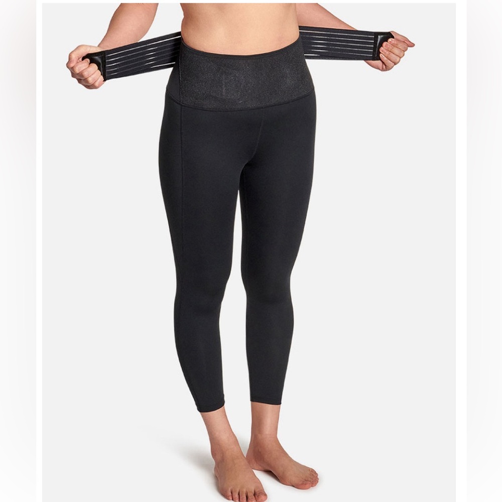 Women's Pro-Grade Lower Back Support Leggings with Adjustable Straps